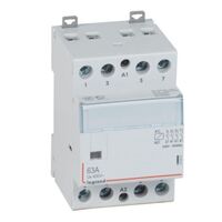 Contactor CX³   without front face handle 4 pole - 63A - 400V~ -  4NO contacts with 230V~ coil - 3 modules
