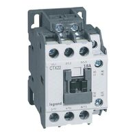 CTX³ - 3-pole contactors - 18A AC-3 rating - Mirror contact NC - Dual coil connection points