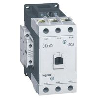CTX³ - 3-pole contactors - 100A AC-3 rating - 2NO+2NC auxiliary contacts - DC actuation voltage