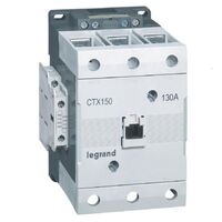CTX³ - 3-pole contactors - 130A AC-3 rating - Screw terminals - DC voltage actuation