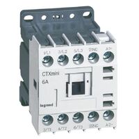Contactor CTX3 mini 3P 6A 1NC 24V DC