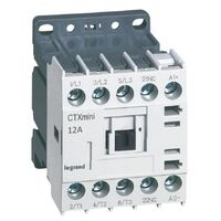 Contactor CTX3 mini 3P 12A 1NC 24V DC