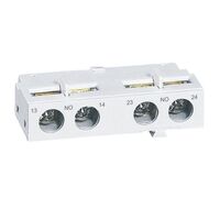 Auxiliary contact 2NO for MPX3 - front mounting