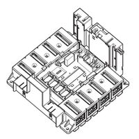 Front terminals DPX³ 1600 - draw-out version - 3P