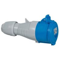 Mobile socket P17 - IP44 - 200/250 V~ - 16 A - 2P+E