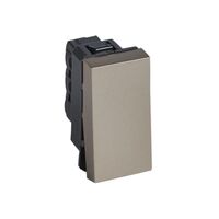 Arteor™ - 1-way switch 10 AX 250 V~ - 1 module square version - Champagne