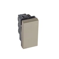 Arteor™ - 2-way switch 10 AX 250 V~ - 1 module square version - Champagne