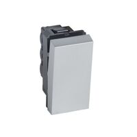 Arteor™ - 1-way switch 10 AX 250 V~ - 1 module square version - Alu