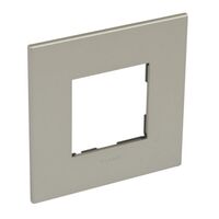 Arteor™ - British standard plate square version 2 modules - Champagne
