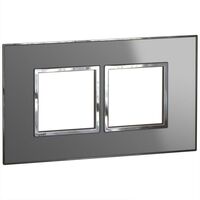 Arteor™ - British standard plate square version 4 modules - Reflective Metal - Stainless Steel