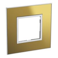 Arteor™ - British standard plate square version 2 modules - Reflective Metal - Gold