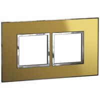 Arteor™ - British standard plate square version 4 modules - Reflective Metal - Gold