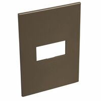 Arteor™ - American and South African standard plate square version 1 horizontal modules for 2'' x 4'' box - Dark Bronze
