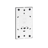 Arteor™ - Shaver socket - 230 V / 120-230 V with earth connector - 3 modules -White