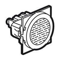 Buzzer Arteor™ - 230 V - 2 round modules - white