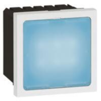 Illuminated signs Arteor™ - 0.2 or 1 W - blue LEDs - 2 modules - white