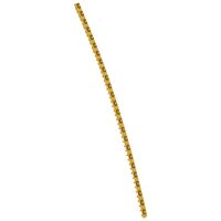 CAB3 - Markers for terminal blocks and wiring 0.15 to 0.5mm² black letters on yellow background 0.15-0.5mm² letter C pack of 300