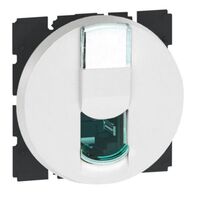 Arteor™ - RJ45 socket - category 6 UTP - 2 round modules - White