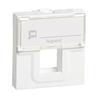 Arteor™ - Adaptor for data socket - for Keystone single connector - 2 mod - White