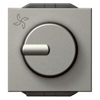 Arteor™ - Fan controller - Fan step regulator 100 W - 2 modules - Magnesium