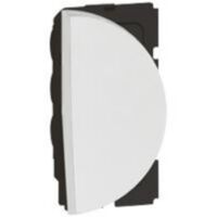Arteor™ - 1-way push-button - round - 1 right module - White