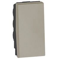 Arteor™ - 2-way push-button - 1 module - Champagne