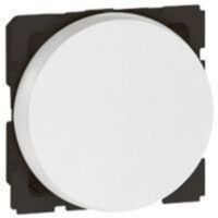 Arteor™ - 1-way push-button - 2 round modules - White