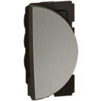 Arteor™ - 1-way push-button - round - 1 right module - Magnesium