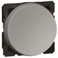 Arteor™ - 1-way push-button - 2 round modules - Magnesium