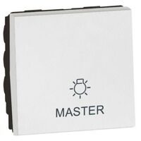 Arteor™ - Master switch - lighting control - 2 modules - White