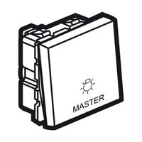 Arteor™ - Master push-button for lighting control - 2 modules - Magnesium