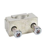 Prism terminals for copper and aluminium rail, for SPX fuse carriers 630A