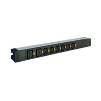 LCS³ 19" PDU 1U 6 x C13 + 2 x C19 IEC 60320 standard with terminal block