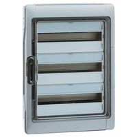 Plexo3 IP65 Surface Mount Enclosure 36 Module Grey 622Hx340Wx161Dmm