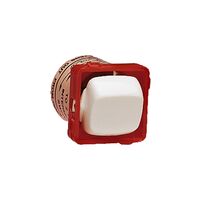 HPM 10A Double Pole Crossover Intermediate Rocker Switch White