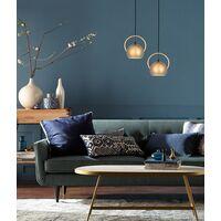 BELLA: Interior Small Dome Shape Pendant Lights
