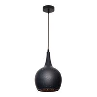 CELESTE: Bohemian Rustic Embossed Bell Shape Pendant Light