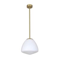CIOTOLA: Interior Tipped Small Dome Frosted Glass Pendant Lights