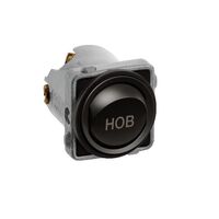 Excel Life - Engraved rocker switch mechanism 1 way 32A 240V a.c. HOB engraved Matt Black