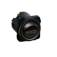 Excel Life - Engraved rocker switch mechanism 2 way 16AX 240V a.c. HOOD engraved Matt Black