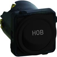 Excel Life - Engraved rocker switch mechanism 1 way 32A 240V a.c. HOB engraved black