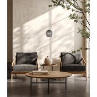 FOSSETTA: Interior Wine Glass Shape Dimpled Pendant Lights