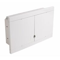 HEE Flush Mount 18 Module Load Centre Enclosure with Neutral and Earth Bars