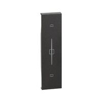 Bticino Living Now 1 Module Smart Blind / Shutter Key Cover Black