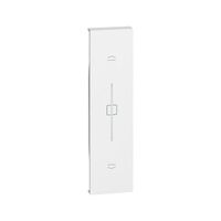 Bticino Living Now 1 Module Smart Blind / Shutter Key Cover White