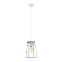 LANTERNA: Scandinavian Wood Trapezium Pendant Lights