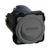 Excel Life - Engraved rocker switch mechanism 16A Engraved MIRROR urban grey