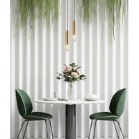 MIKRO: Modern Karaoke Mic Shape Interior Cylinder & Mesh Pendant Lights