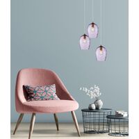 NETA: Interior Wine Glass Shade Segmented Pendant Lights