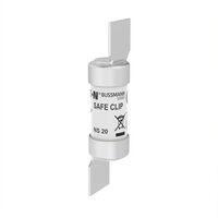 Eaton Bussmann series low voltage british standard fuse, 20A, AC 440 V, V88/F1, 15 x 62 mm, gL/gG